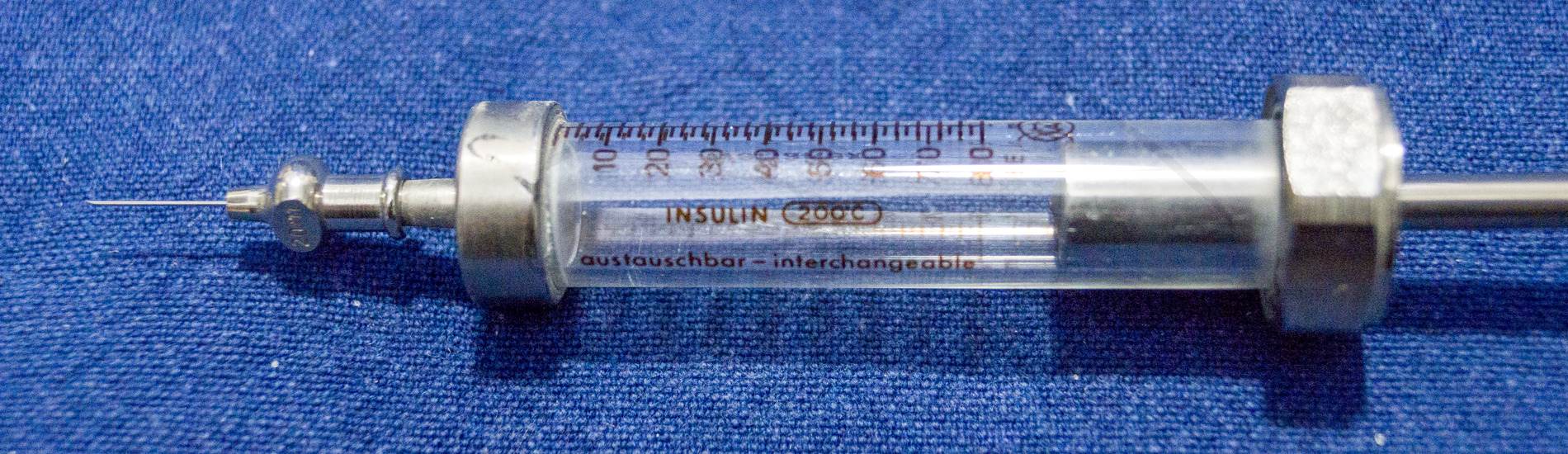 Insulininjektor "Diarapid", 1963'er Jahre, Insulinspritze ohne Injektor